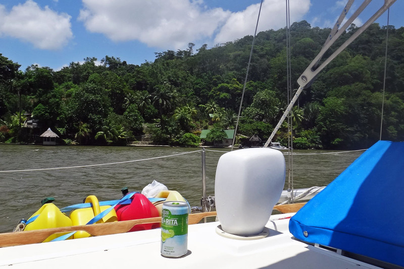 Lime-a-Rita in the Rio Dulce