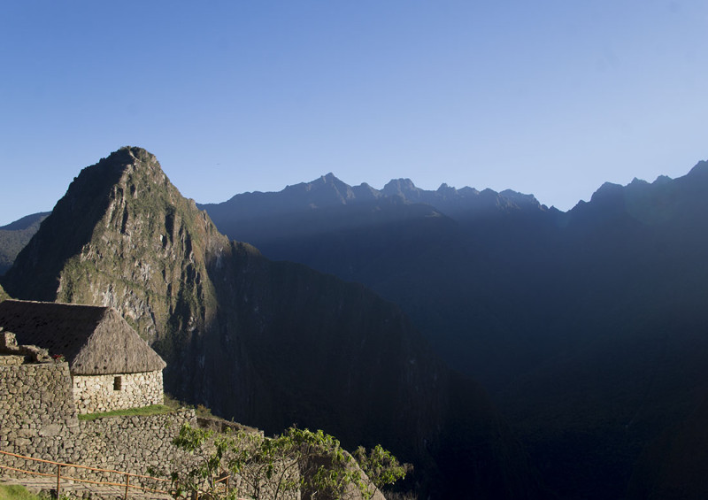 Machu Piccu just after sunrise